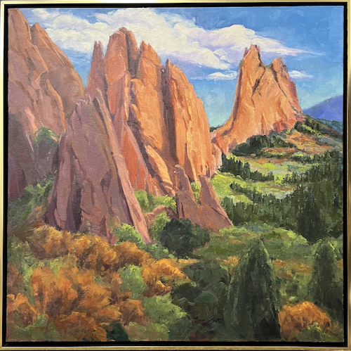 Click to view detail for Garden of the Gods 36x36 $4500